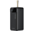 Choetech Батарея універсальна Choetech 50000mAh, PD QC/3.0/22.5W, USB-C In/out, 2*USB-A (B732-ACBK)