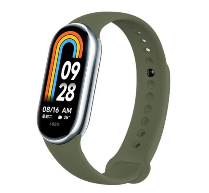 BeCover Силіконовий ремінець BeCover для Xiaomi Mi Smart Band 8 Khaki (709392)