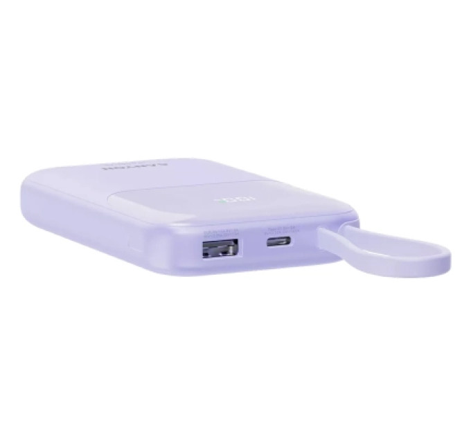 Батарея універсальна Canyon 10000mAh OnPower 101 PD/22.5W built-in cable Purple (CNS-CPB101PU)