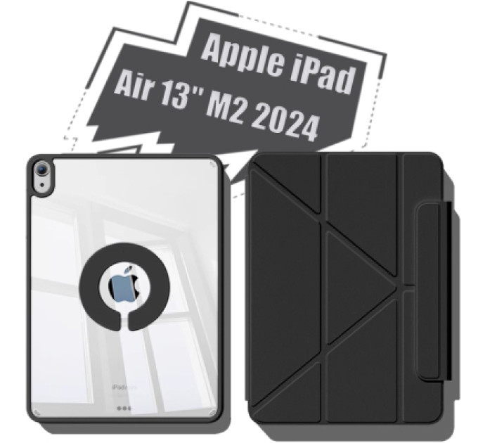 Чохол до планшета BeCover Ultra Slim Origami Magnetic Apple iPad Air 13" M2 2024 Black (712980)