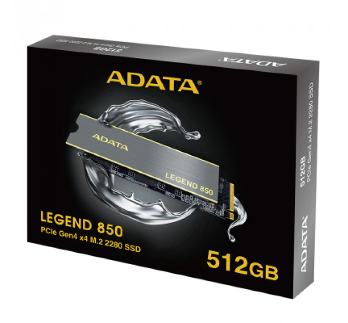 Накопичувач SSD M.2 2280 512GB ADATA (ALEG-850-512GCS)