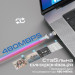Дата кабель USB-C to USB-C lucidline-cc200.white Promate (lucidline-cc200.white)