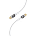 Дата кабель USB-C to USB-C lucidline-cc200.white Promate (lucidline-cc200.white)