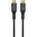 Дата кабель USB-C to USB-C powerbolt240-1m.black Promate (powerbolt240-1m.black)