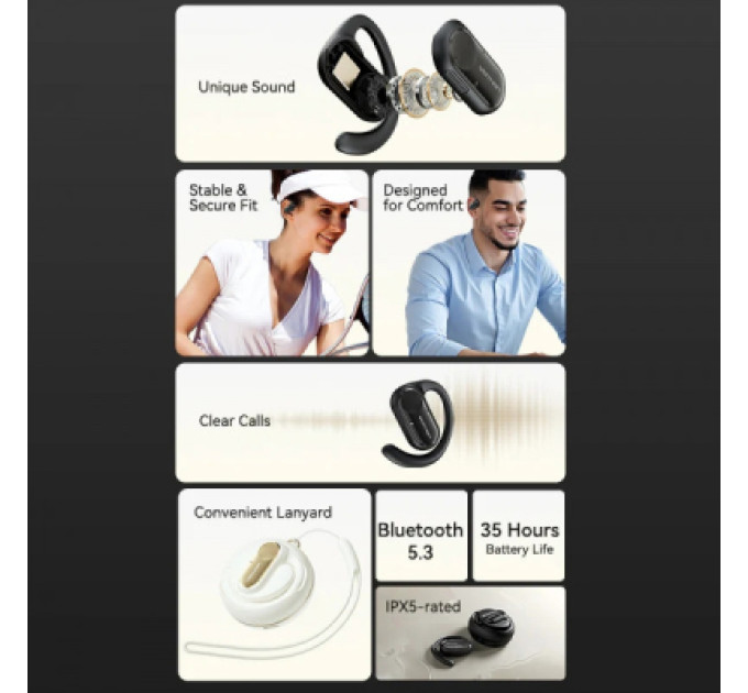 Vention Навушники Vention OpenBeat O11 Beige (NBPN0)