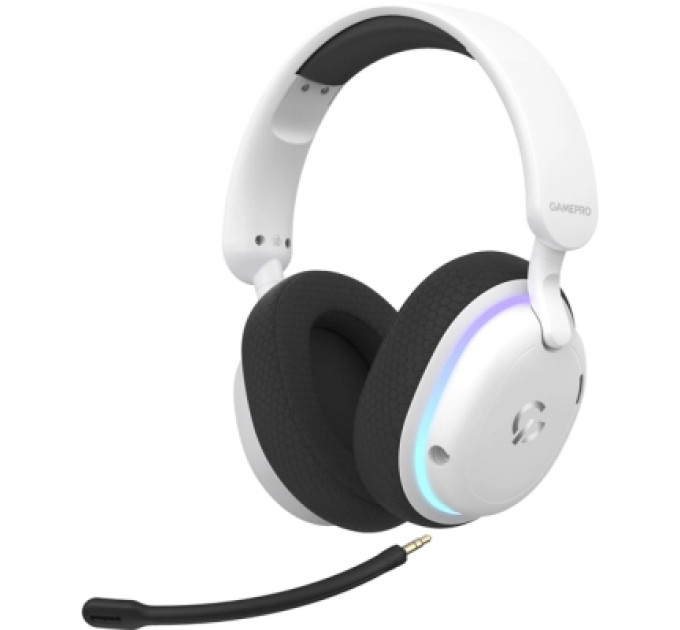 Навушники GamePro Asgard Bragi 7.1 RGB Tri-Mod White (HSW250W)