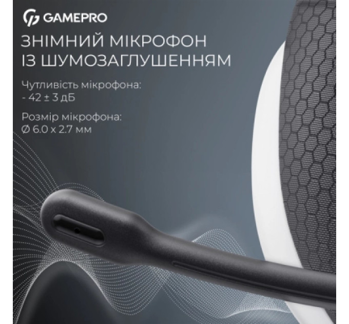 Навушники GamePro Asgard Bragi 7.1 RGB Tri-Mod White (HSW250W)