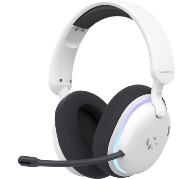 Навушники GamePro Asgard Bragi 7.1 RGB Tri-Mod White (HSW250W)