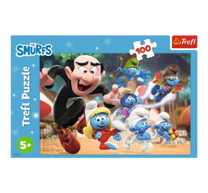 Пазл Trefl The Smurfs Уроки тата Смурфа 100 елементів (5900511164817)