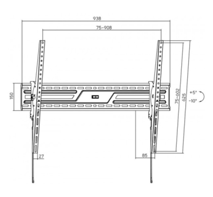 AGN Кронштейн AGN AGN100-690T
