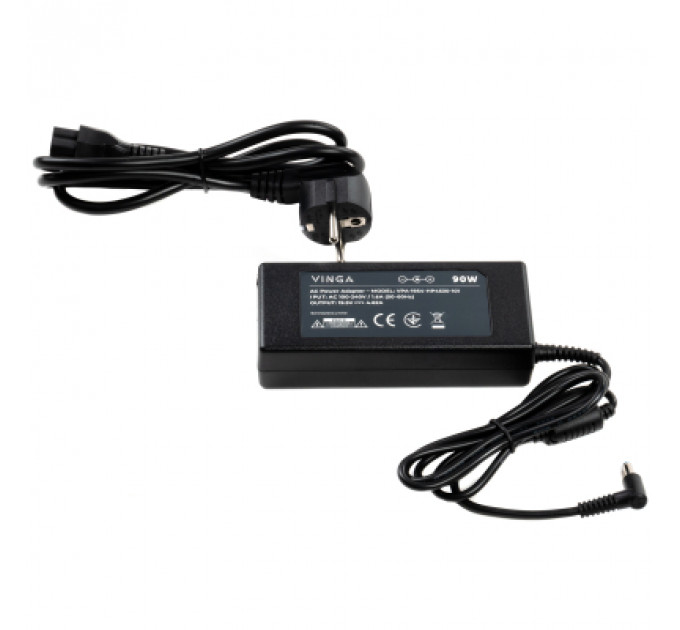 Блок живлення до ноутбуку Vinga HP 90W 19.5V 4.62А 4.5*3.0 (VPA-1954-HP4530-101)