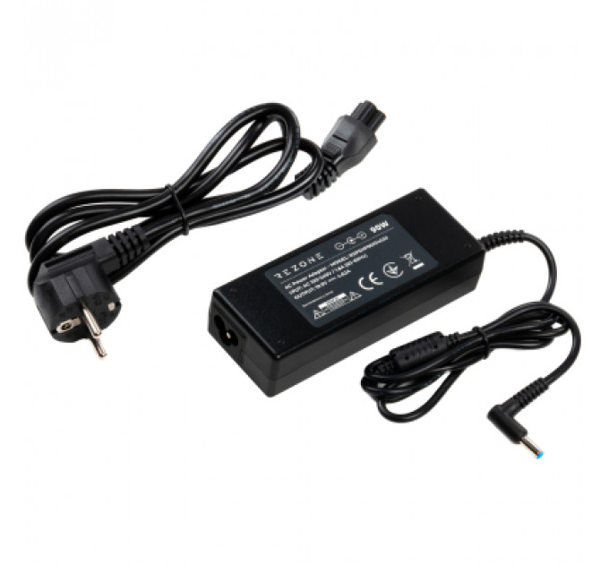 Блок живлення до ноутбуку Rezone HP 90W 19.5V 4.62А 4.5*3.0 (RZPSHP90194530)