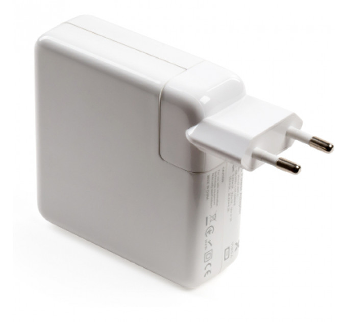 Блок живлення до ноутбуку Vinga Apple 96W 5.2V3A/9V3A/12V3A/15V3A/20.5V4.7A USB-C (VPA-96-APP-C)