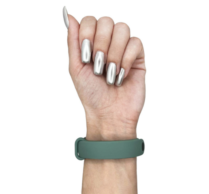 Силіконовий ремінець BeCover для Xiaomi Mi Smart Band 9 Pine-Green (711953)