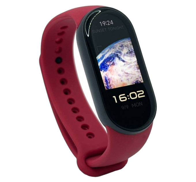 Силіконовий ремінець BeCover для Xiaomi Mi Smart Band 9 Red Wine (711969)