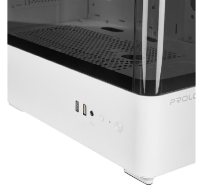 Корпус Prologix Lumi GM-01AW Glass White