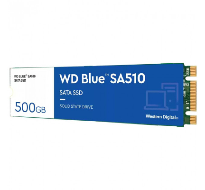 Накопичувач SSD M.2 2280 500GB SA510 WD (WDS500G3B0B)