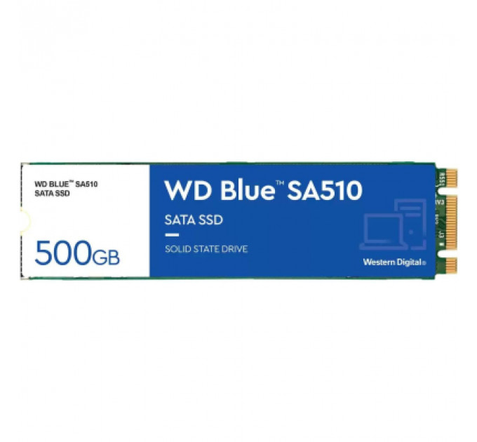 Накопичувач SSD M.2 2280 500GB SA510 WD (WDS500G3B0B)