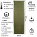 Туристичний килимок Tramp Comfort 3 cm (UTRI-015-dark-olive)