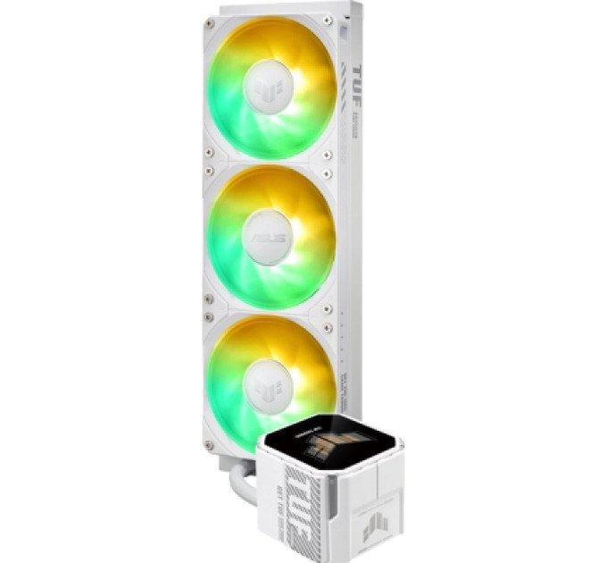 ASUS Система рідинного охолодження ASUS TUF-GAMING-LC-III-360-ARGB LCD WHT (90RC01A2-B0EAY0)