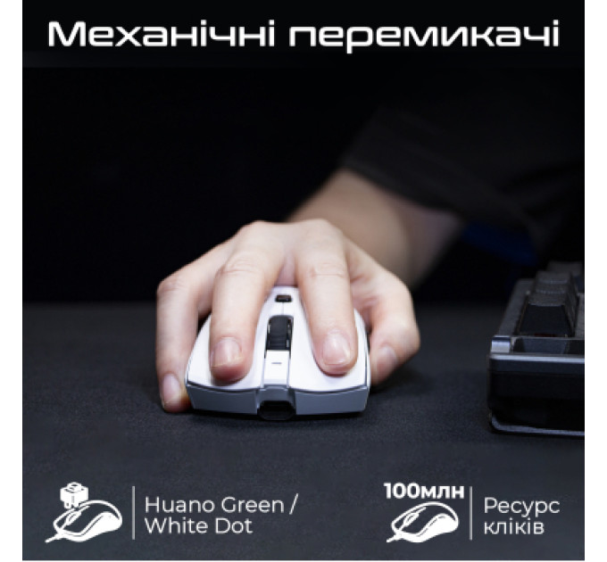 RAWM Мишка RAWM SA-MH01Pro Wireless/Bluetooth Black (SA-MH01PRO.black)