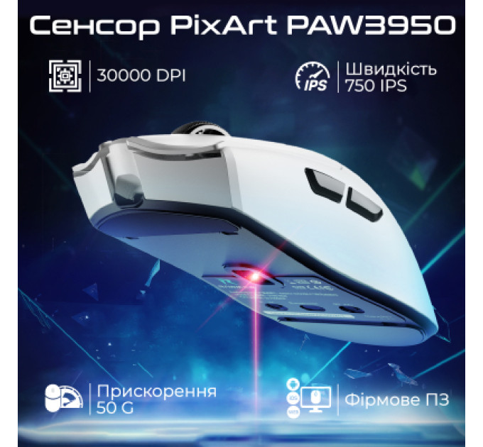 RAWM Мишка RAWM SA-MH01Pro Wireless/Bluetooth Black (SA-MH01PRO.black)