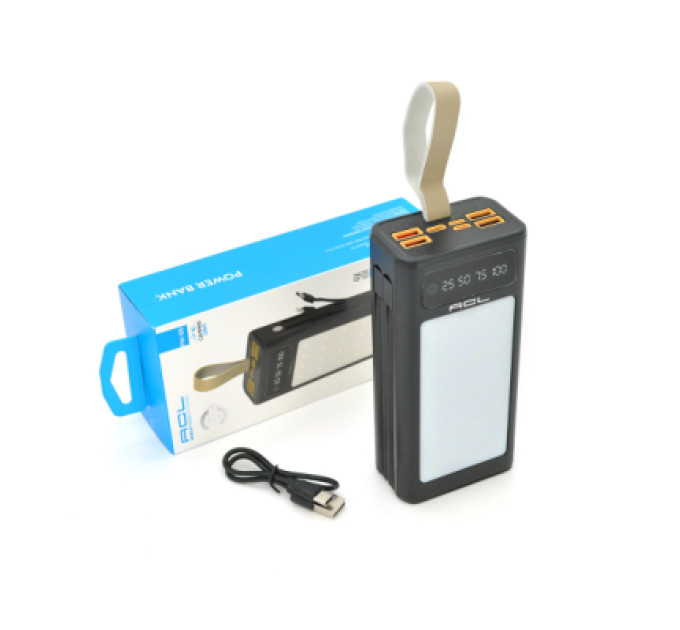ACL Батарея універсальна ACL 30000mAh, LIGHTER, Type-C + Lighting, Black (PW-85B)