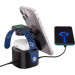 Зарядний пристрій Canyon 4-in-1 wireless charging stand 30W + cable 1.0m black (CNS-WCS405BW/A)