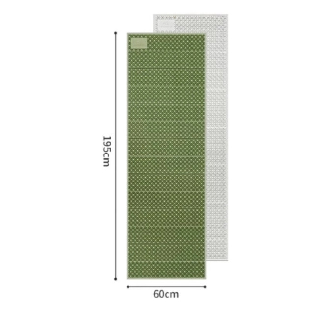 Туристичний килимок Naturehike CNK2450WS044 195x60х1,8см зелений (6927595788356)