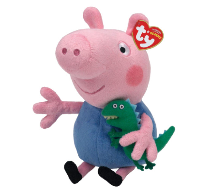 М'яка іграшка Ty Peppa Pig Джордж 15 см (46130)