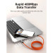 Cabletime Дата кабель USB-C to USB-C 2.0m PD240W magnetic Cabletime (CA915729)