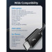 Дата кабель USB-C to USB-C 1.0m Thunderbolt 4 100W (20V/5A) 8K60Hz Cabletime (CA915422)