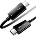 Дата кабель USB-C to USB-C 1.0m Thunderbolt 4 100W (20V/5A) 8K60Hz Cabletime (CA915422)