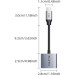 Перехідник USB-C M to USB-C F Audio + USB-C F PD60W Cabletime (CA915781)
