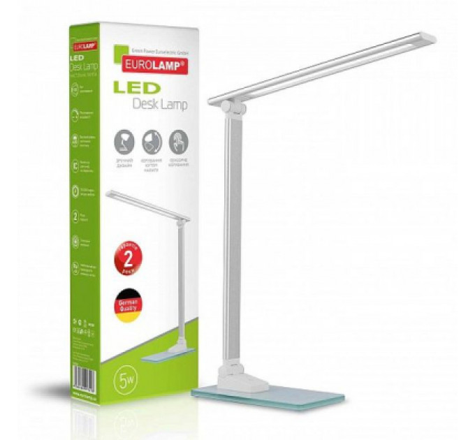 Настільна лампа Eurolamp 5W 5300-5700K (silver) (LED-TLG-2(silver))