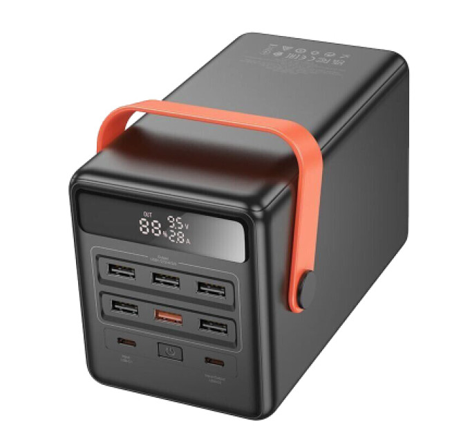 HOCO Батарея універсальна HOCO 100000mAh Max Centurion PD/65W, QC, LED Lamp, Black (DB03 / 714722)