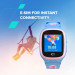 Canyon Смарт-годинник Canyon ZEFIR KW-49 E-SIM 4G GPS Blue Дитячий смарт-годинник (CNE-KW49BL)