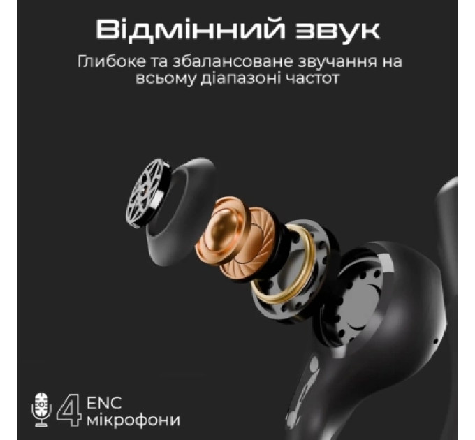 Навушники HiFuture VibeMate Black (vibemate.black)