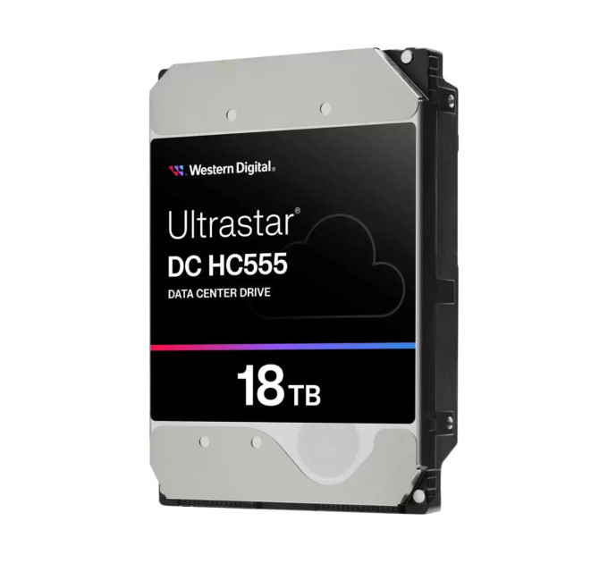 WESTERN DIGITAL Запам’ятовувальний пристрій на жорстких дисках (HDD) SAS 18TB 7200RPM 12GB/S 512MB DC HC555 0B47747 WD