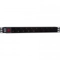 Силовий блок Hypernet 19" 8 розеток без кабеля с выкл. (SPP8-WC)