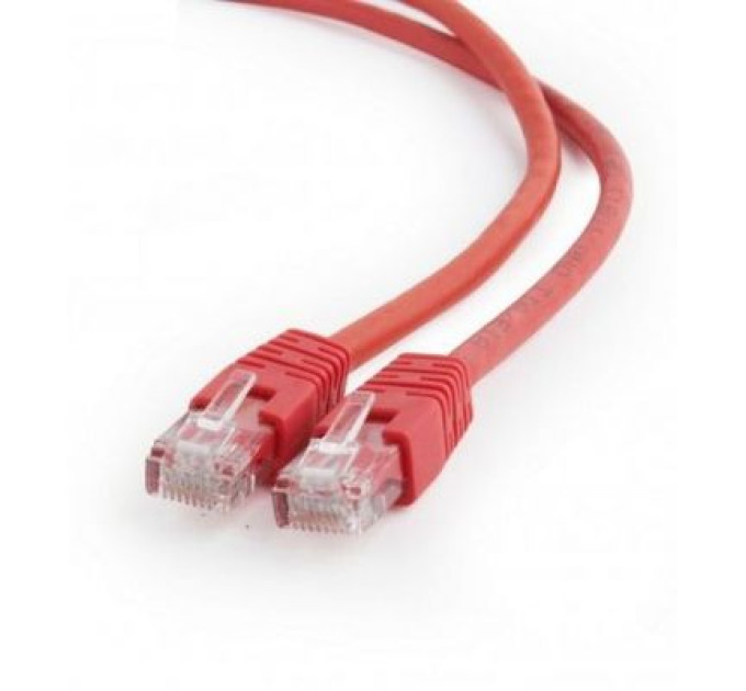 Cablexpert Патч-корд 5м UTP cat 6 CCA red Cablexpert (PP6U-5M/R)