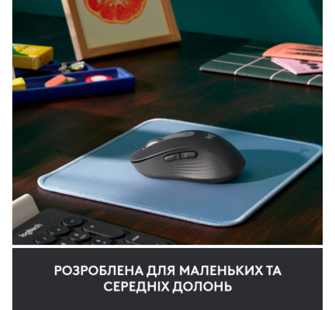 Мишка Logitech Signature M650 Wireless for Business Graphite (910-006274)
