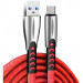 ColorWay Дата кабель USB 2.0 AM to Type-C 1.0m zinc alloy red ColorWay (CW-CBUC012-RD)