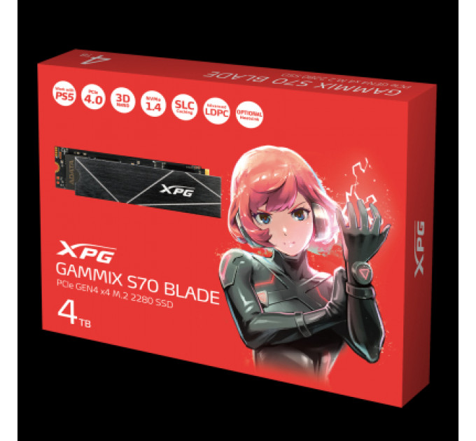 Накопичувач SSD M.2 2280 4TB ADATA (AGAMMIXS70B-4T-CS)