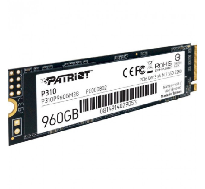 Накопичувач SSD M.2 2280 960GB Patriot (P310P960GM28)