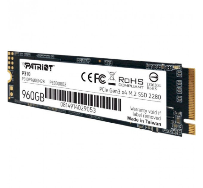 Накопичувач SSD M.2 2280 960GB Patriot (P310P960GM28)