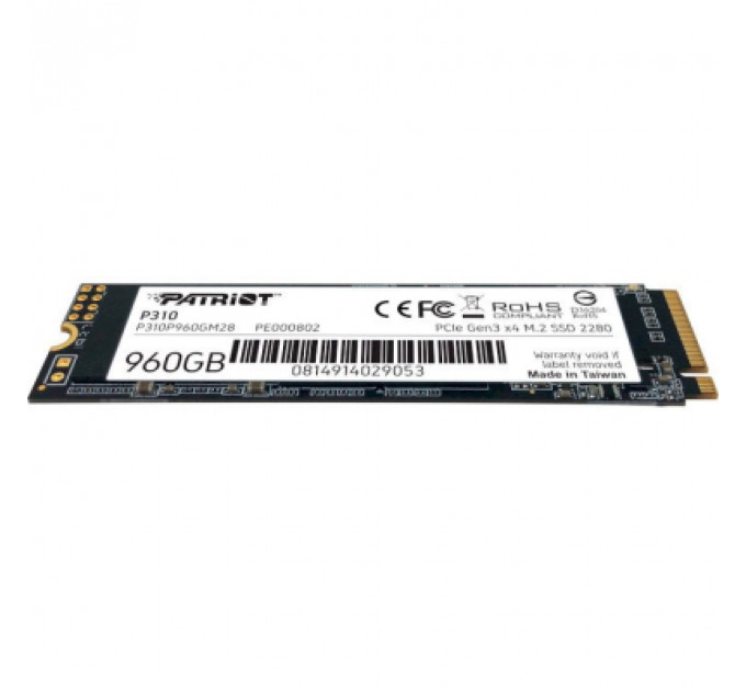 Накопичувач SSD M.2 2280 960GB Patriot (P310P960GM28)
