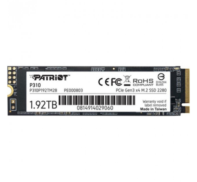 Накопичувач SSD M.2 2280 1.92TB Patriot (P310P192TM28)