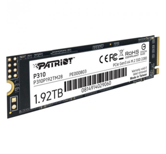 Накопичувач SSD M.2 2280 1.92TB Patriot (P310P192TM28)