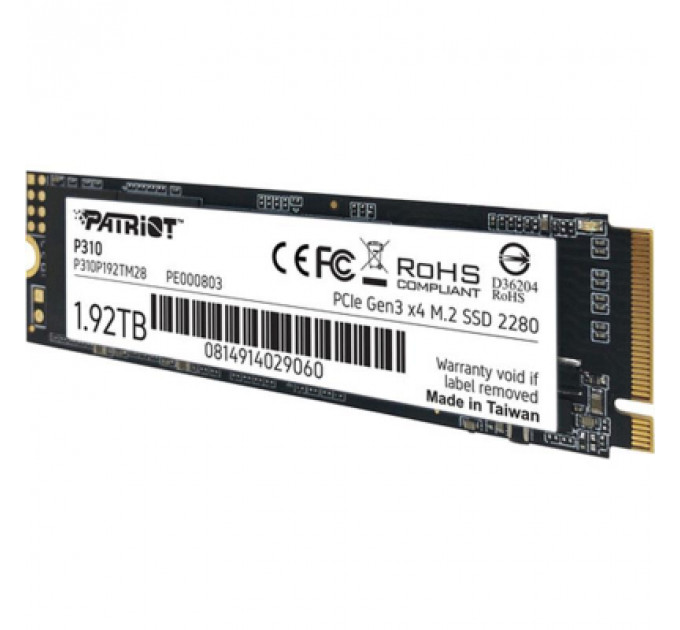 Накопичувач SSD M.2 2280 1.92TB Patriot (P310P192TM28)